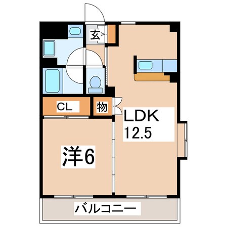 レジデンスカメリアⅡの物件間取画像